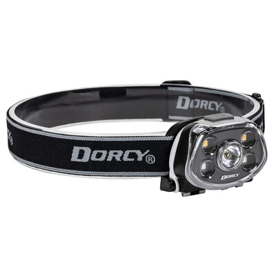 Dorcy Pro 11 in. LED 470-Lumen High CRI and UV Tilting Headlamp Flashlight, Gray (41-4320)