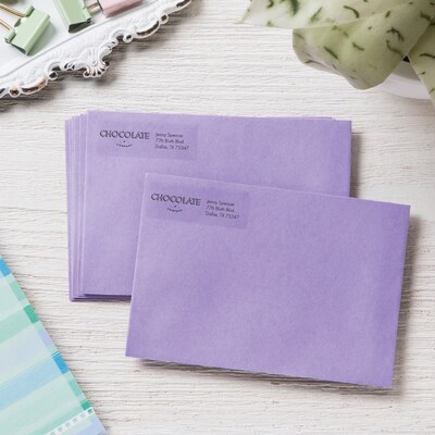 Avery Easy Peel Address Labels, 2/3" x 1-3/4", Glossy Clear, 600 Labels/Pack (6520)