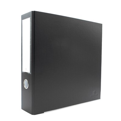 Bindertek Premium 2 3-Ring Non-View Binders, D-Ring, Dark Gray (3EFN-DG)