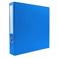 Bindertek Premium 1 1/2 3-Ring Non-View Binders, D-Ring, Ocean Blue (3SLN-OB)