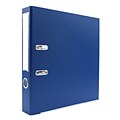 Bindertek Premium 2 2-Ring Non-View Binders, Navy (SLN-NV)