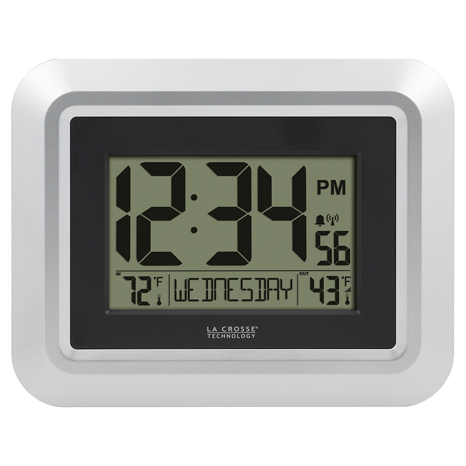 La Crosse Technology Digital Wall/Table Clock (513-1918S-INT)
