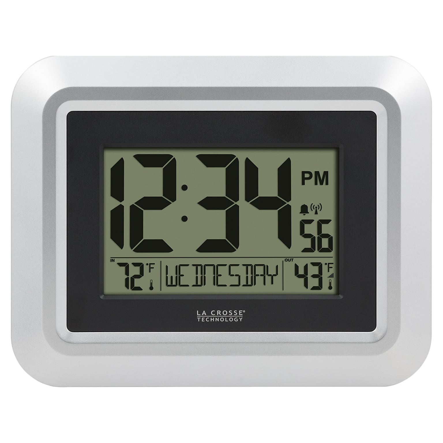 La Crosse Technology Digital Wall/Table Clock (513-1918S-INT)