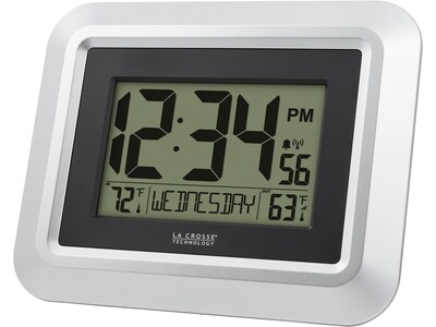 La Crosse Technology Digital Wall/Table Clock (513-1918S-INT)