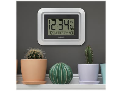 La Crosse Technology Digital Wall/Table Clock (513-1918S-INT)