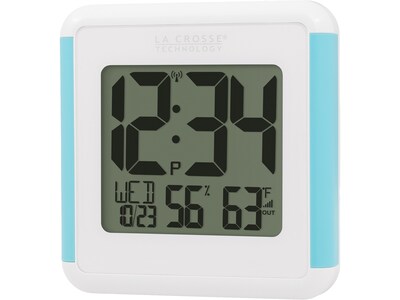 La Crosse Technology Shower Cube Atomic Wall/Table Clock (515-1912)