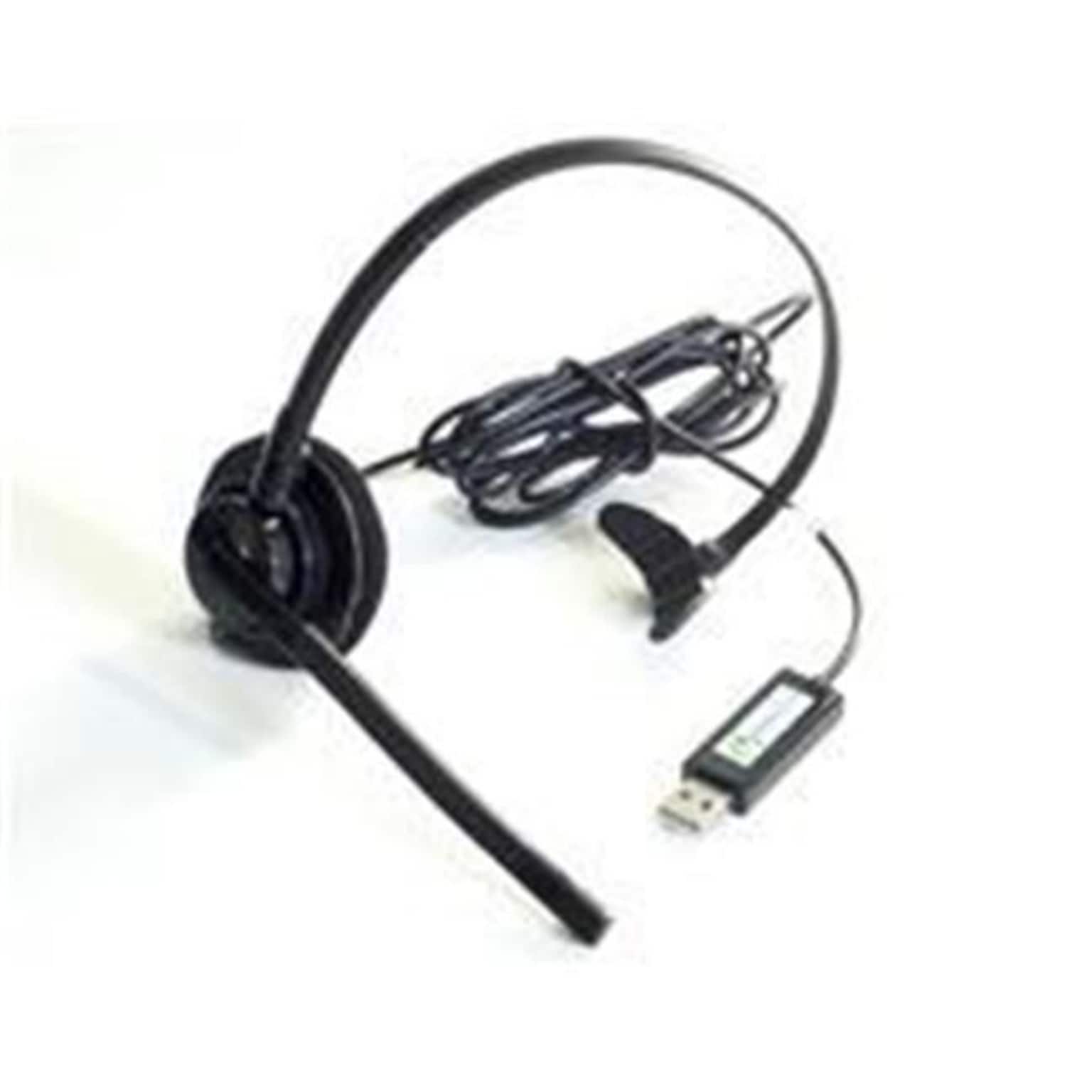 Nuance Dragon 13.0 USB Headset Mono Microphone, Over-the-Head, Black (29-K61A-33011)