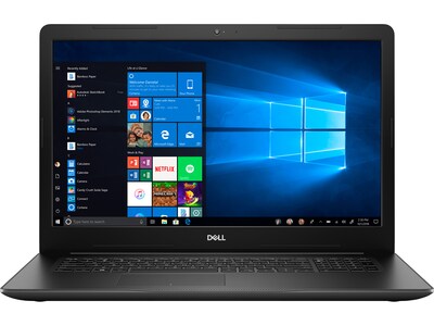 Dell Inspiron 17 3793 17.3 Notebook, Intel i7, 8GB RAM, 128GB SSD/1TB HDD, Windows 10 (I3793-7015BLK-PUS)