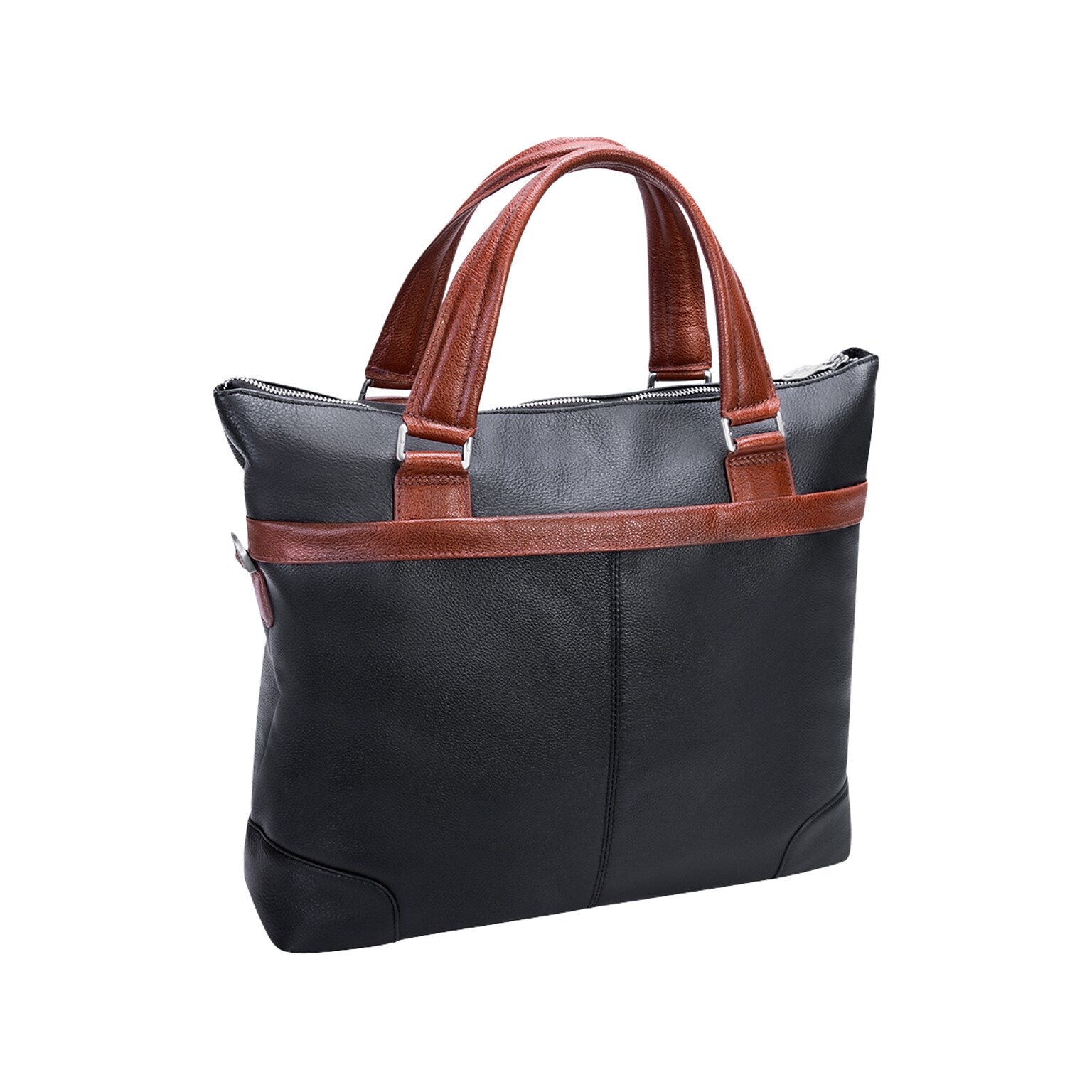 McKleinUSA EASTWARD U Series Leather Pocket Briefcase, Black (18392)