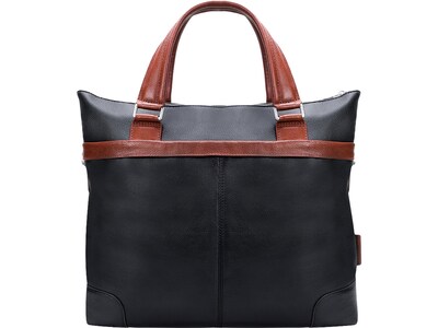 McKleinUSA EASTWARD U Series Leather Pocket Briefcase, Black (18392)