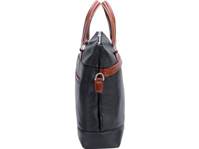 McKleinUSA EASTWARD U Series Leather Pocket Briefcase, Black (18392)