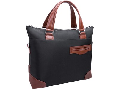 McKleinUSA EASTWARD U Series Nylon Pocket Briefcase, Black (78395)