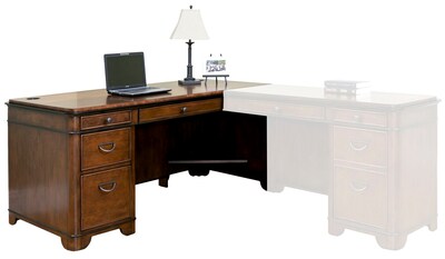 Martin Furniture Kensington Office Collection; Desk for RHF Keyboard Return