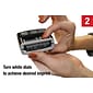 2000 PLUS 12-in-1 Self Inking Date and Message Stamp, Black Ink (011090)