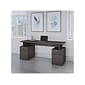 Bush Business Furniture Jamestown 72"W Desk with 4 Drawers, Storm Gray (JTN005SGSU)