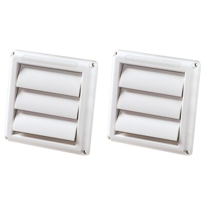 Deflecto Supurr-Vent Replacement Vent Hood, 2 Pack (HS4W/18)