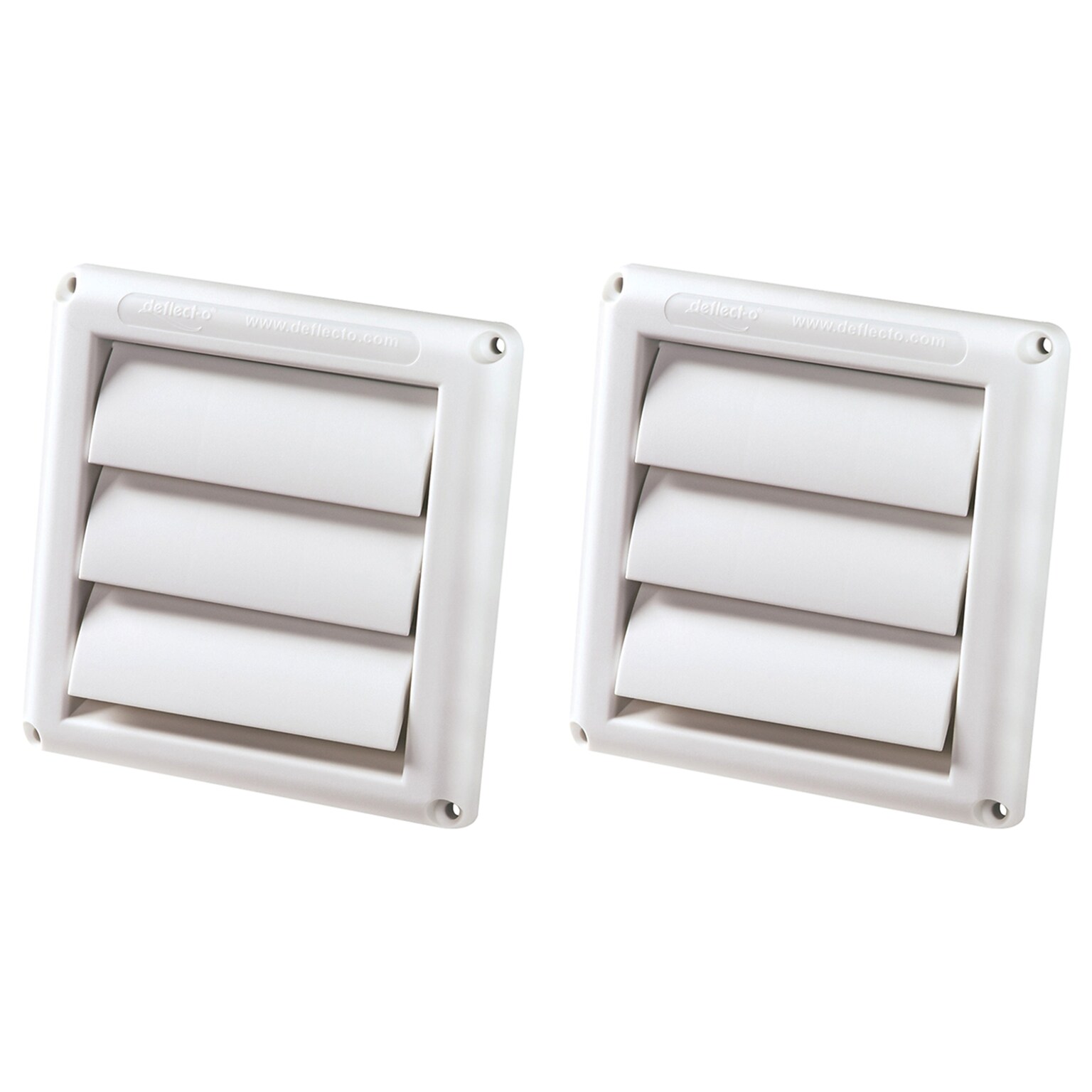 Deflecto Supurr-Vent Replacement Vent Hood, 2 Pack (HS4W/18)