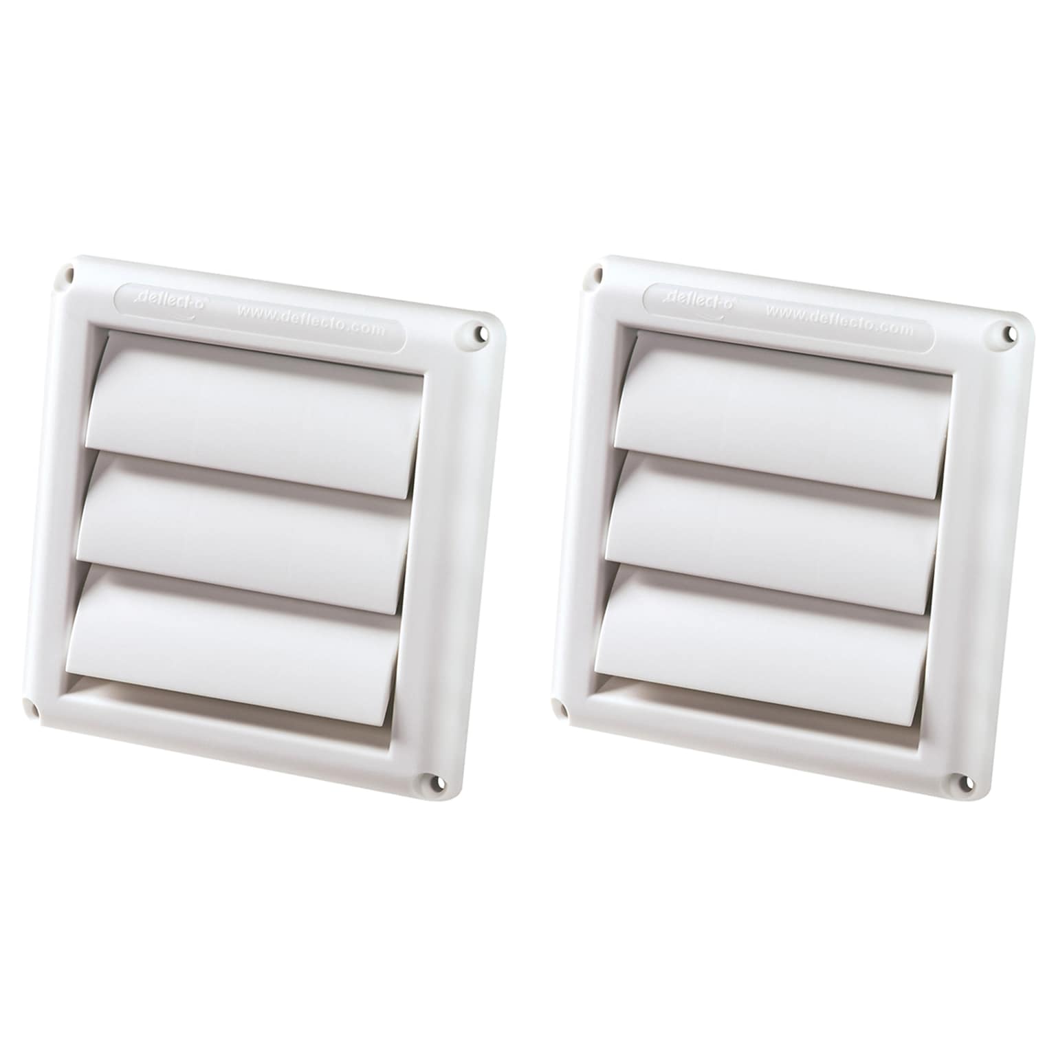 Deflecto Supurr-Vent Replacement Vent Hood, 2 Pack (HS4W/18)