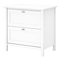 Bush Furniture Broadview 2-Drawer Lateral File Cabinet, Not Assembled, Letter/Legal, Pure White, 30.