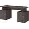 Bush Business Furniture Jamestown 60W Desk with 4 Drawers, Storm Gray (JTN017SGSU)