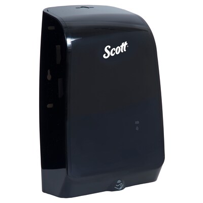 Scott Professional Scott MOD Automatic Wall Mounted Hand Soap/Hand Sanitizer Dispenser, Black (32504)