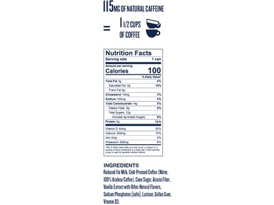 La Colombe Draft Latte Vanilla Cold Brew Coffee, Medium Roast, 9 Fl. Oz., 12/Carton (PPPURC1203)