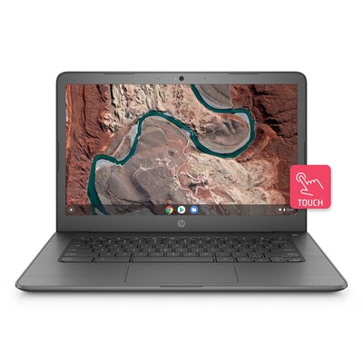 HP 14-db0060nr 14 Chromebook Laptop, AMD Dual-Core A4-9120C 1.6 GHz Processor, 4GB Memory, 32GB SSD, Google Chrome
