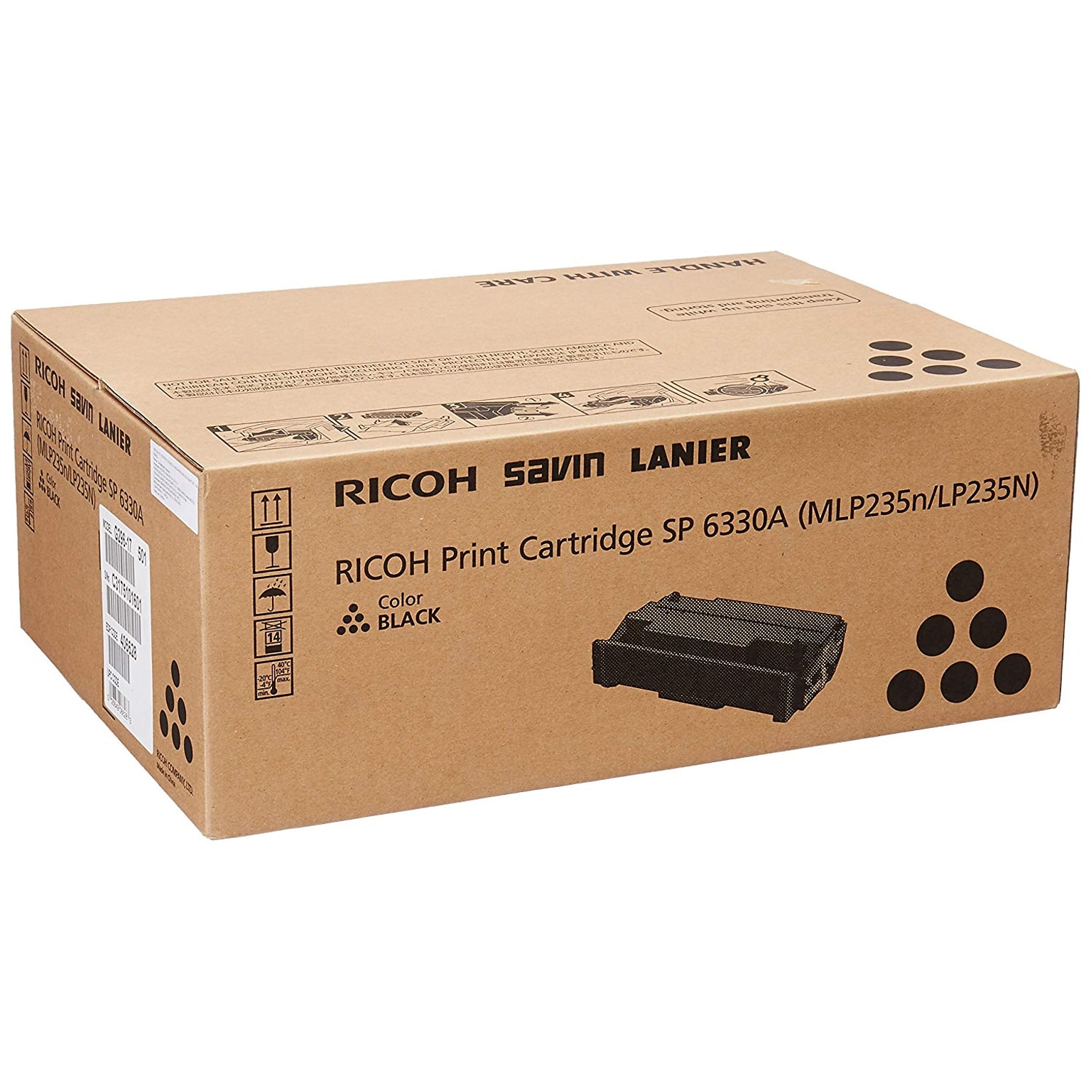Ricoh 406628 Black Standard Yield Toner Cartridge (CE7352)
