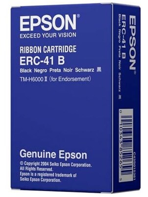 Epson ERC-41B Black Impact Printer Cartridge, Black (ERC41B)