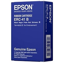 Epson ERC-41B Black Impact Printer Cartridge, Black (ERC41B)