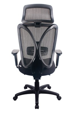 Tempur-Pedic Mesh Back Fabric Computer and Desk Chair, Black (TP6450-BLKMB)