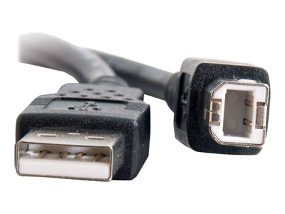 C2G 6.56' USB A Male/B Male, Black (28102)