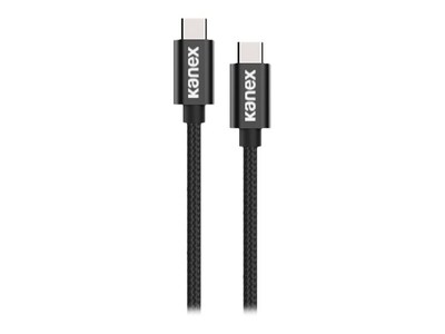 Kanex DuraBraid Premium 4 USB C Power Only Male/C Male, Black (K181-1089-BK1M)