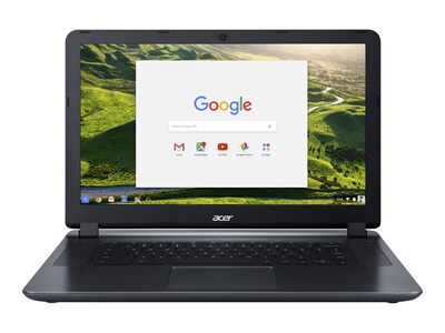 Acer 15 CB3-532-108H 15.6 Chromebook, Atom x5 E8000, 4GB Memory, 16GB eMMC, Granite Gray, Google Chrome (NX.GHJAA.016)