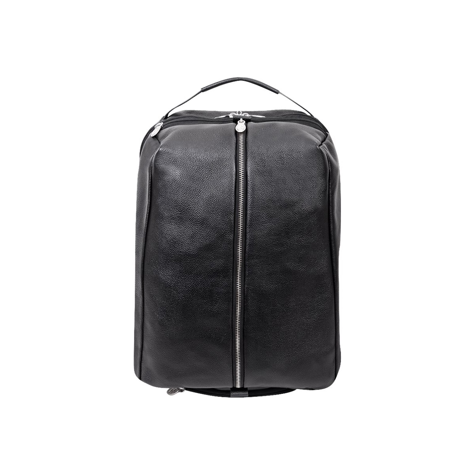 McKlein U Series South Shore Laptop Backpack, Black Leather (18885)