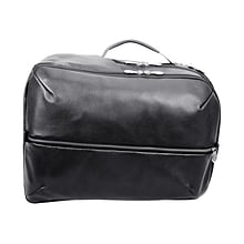 McKlein U Series Englewood Laptop Backpack, Black Leather (18895)