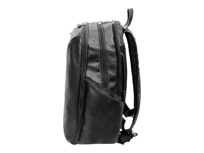 McKlein U Series Englewood Laptop Backpack, Black Leather (18895)