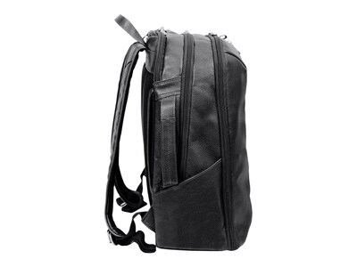 McKlein U Series Englewood Laptop Backpack, Black Leather (18895)