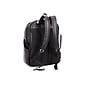 McKlein U Series Englewood Laptop Backpack, Black Leather (18895)