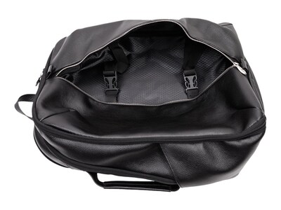 McKlein U Series Englewood Laptop Backpack, Black Leather (18895)