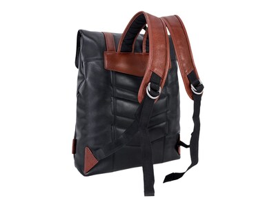 McKlein U Series Element Laptop Backpack, Black Leather (18472)