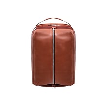 McKlein U Series South Shore Laptop Backpack, Brown Leather (18884)