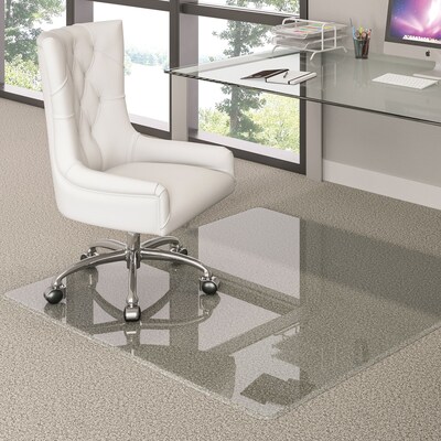 Deflect-O Carpet & Hard Floor Chair Mat, 36" x 46", Glass (DEF-CMG70433646)