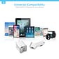 Overtime 3PC Kit Lightning Charging Kit/Bundle for iPhone/iPad/iPod Touch, White (DAC3IN1)