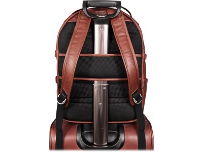 McKlein Oakland U Series Laptop Backpack, Solid, Brown (18794)