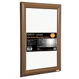Seco® Front Load Easy Open Snap Poster Frame, 8.5 x 11, Dark Wood Effect (SN8511DW)