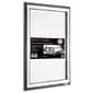 Seco® Front Load Easy Open Snap Poster Frame, 8.5" x 11", Polished Silver Effect (SN8511CHRO)