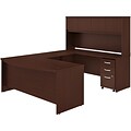 Bush Business Furniture Studio C 72 U-Shaped Desk Bundle, Harvest Cherry (STC003CSSU)