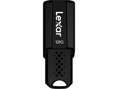 Lexar JumpDrive S80 128GB USB 3.1 Flash Drive, Black (LJDS080128G-BNBNU)