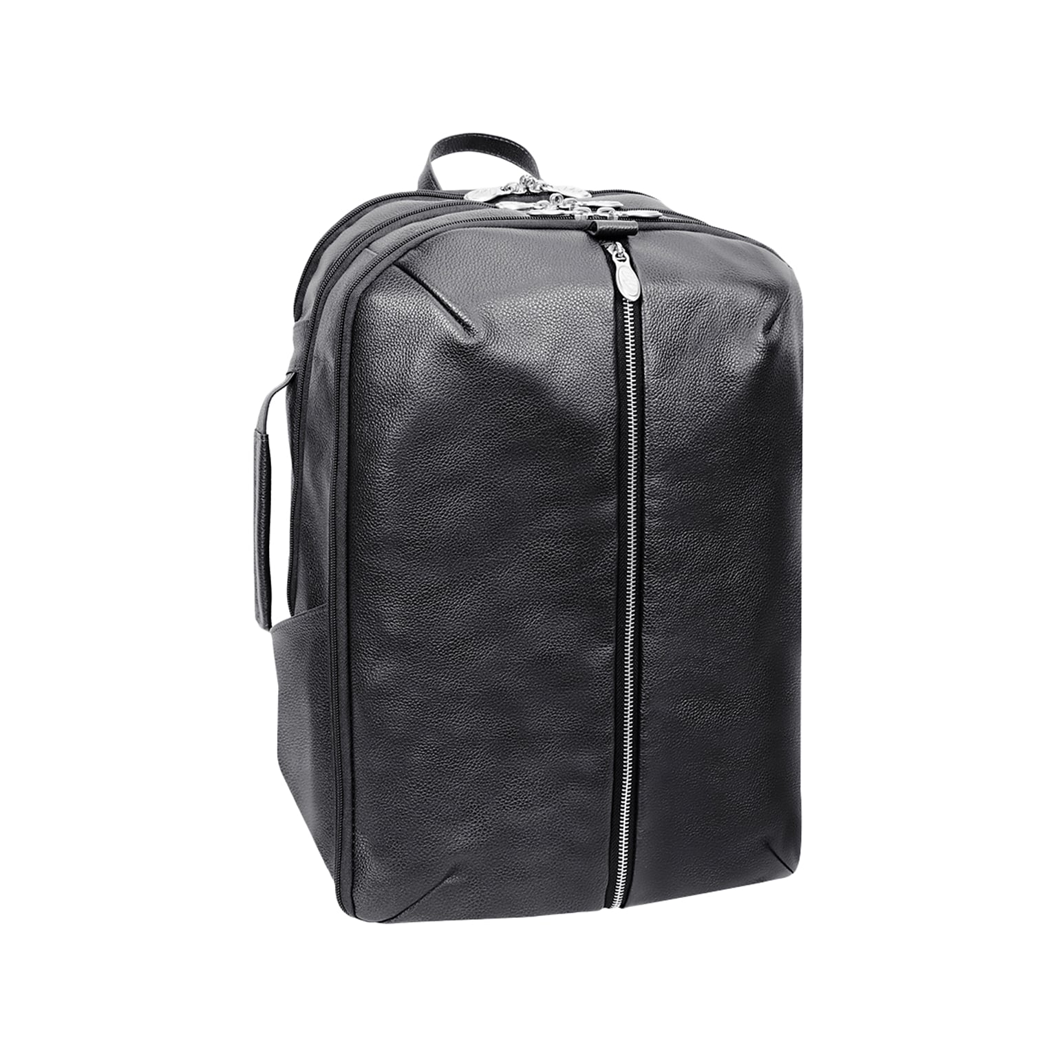 McKlein U Series Englewood Laptop Backpack, Black Leather (78895)